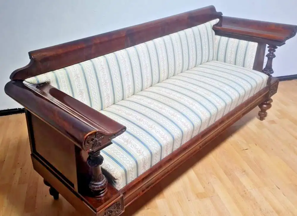 Biedermeier Sofa Antik ca. 1840 1