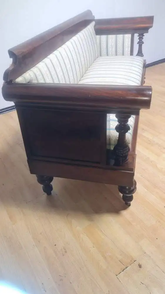 Biedermeier Sofa Antik ca. 1840 13