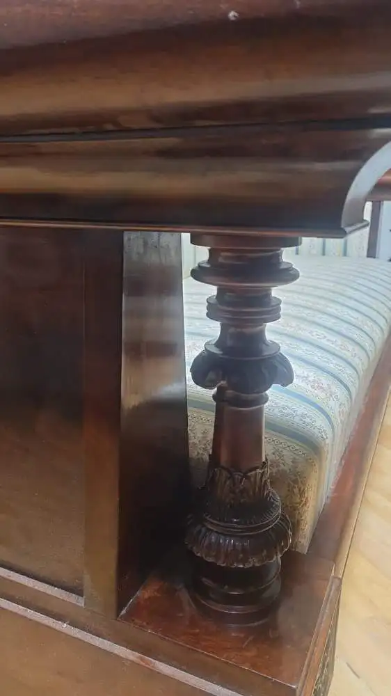 Biedermeier Sofa Antik ca. 1840 15