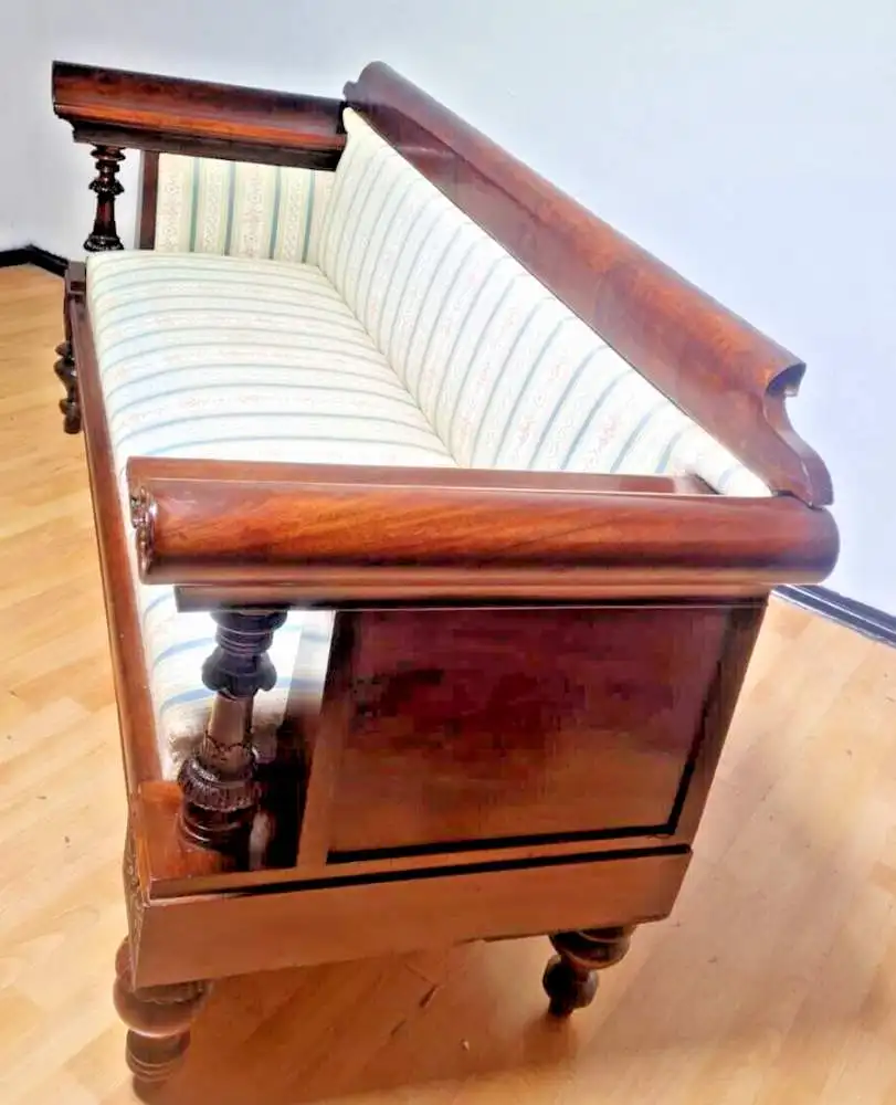 Biedermeier Sofa Antik ca. 1840 2