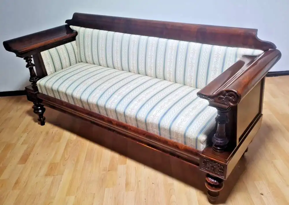 Biedermeier Sofa Antik ca. 1840 3