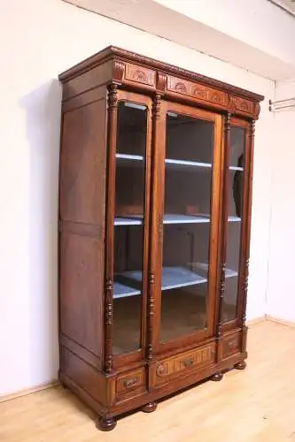 Bücherschrank Vitrine Wohnzimmer Anrichte Antik um 1900