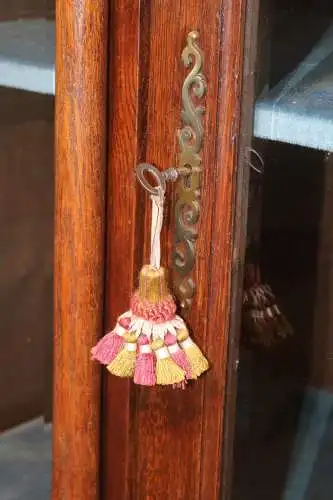 Bücherschrank Vitrine Wohnzimmer Anrichte Antik um 1900