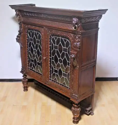 Antik Aufsatzschrank Hängeschrank ca 1900 Jh.