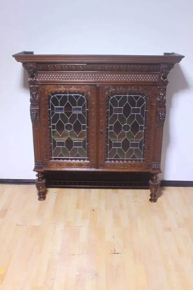 Antik Aufsatzschrank Hängeschrank ca 1900 Jh. 1