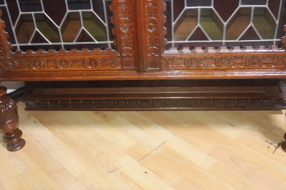 Antik Aufsatzschrank Hängeschrank ca 1900 Jh. 11