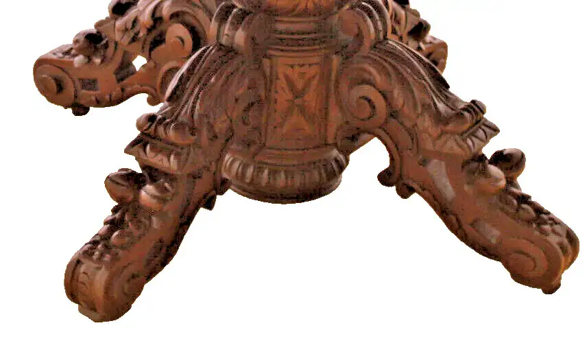 Antik Jagdzimmer Tafeltisch Salontisch Kulissentisch Esszimmer  ca. 1880 4