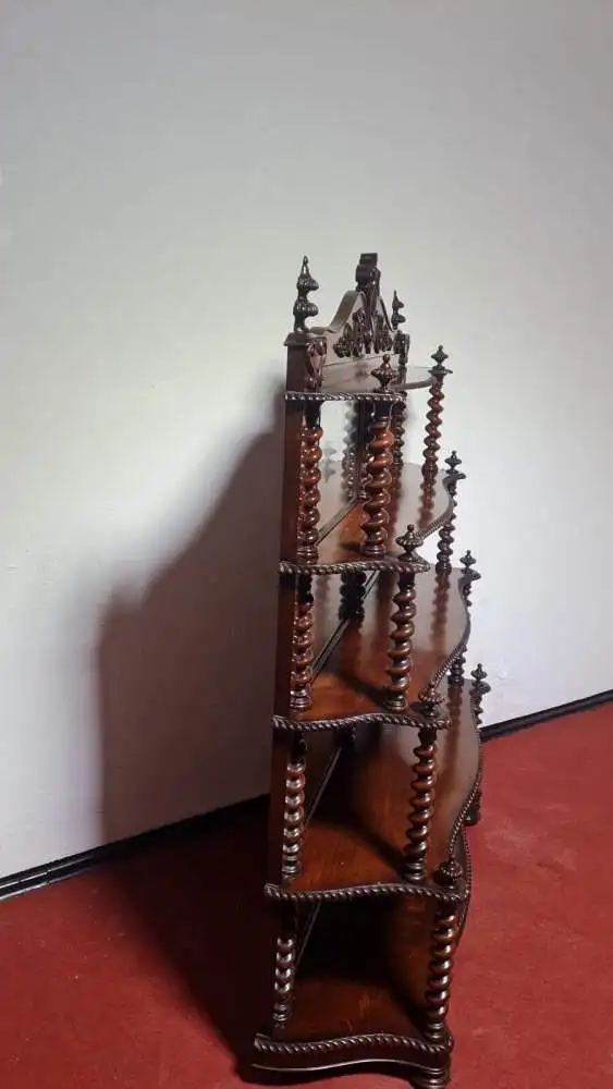 Antik Bücherregal Etageregal  Regal ca 19 Jh. 10