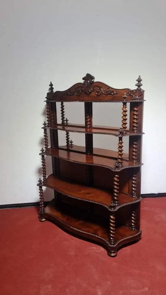 Antik Bücherregal Etageregal  Regal ca 19 Jh. 2