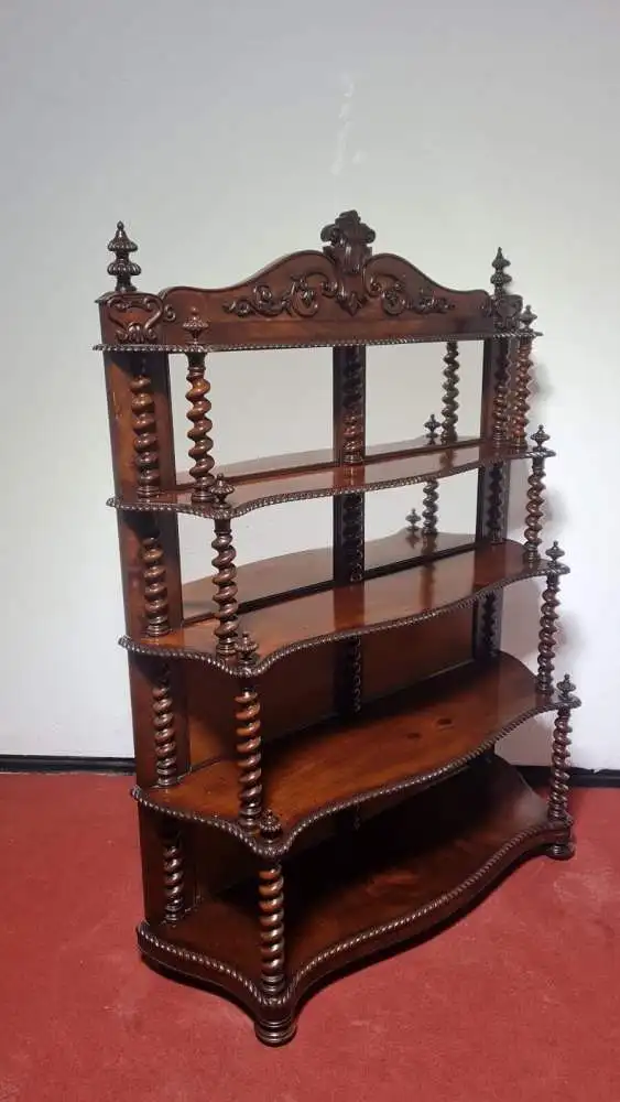 Antik Bücherregal Etageregal  Regal ca 19 Jh. 3