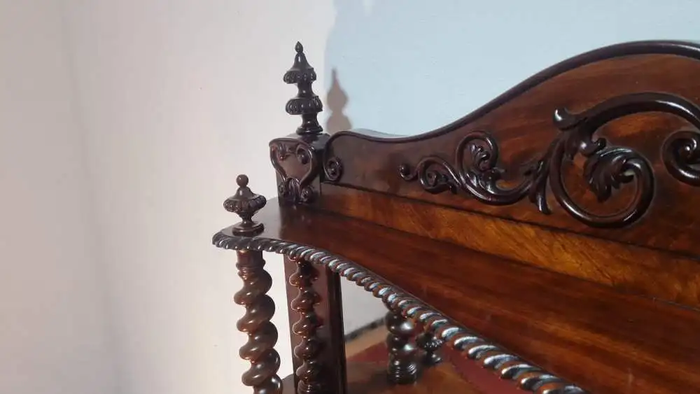 Antik Bücherregal Etageregal  Regal ca 19 Jh. 8