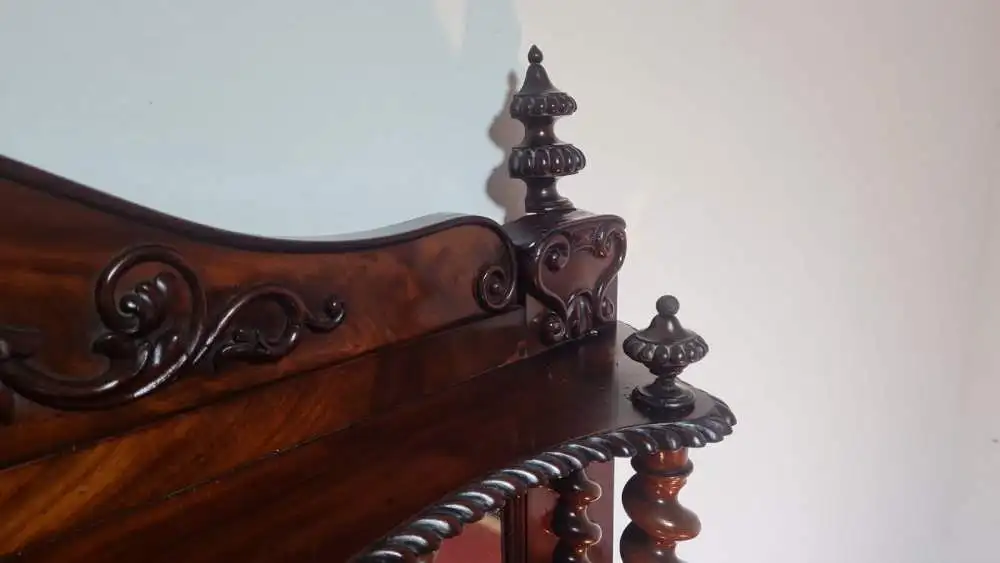 Antik Bücherregal Etageregal  Regal ca 19 Jh. 9