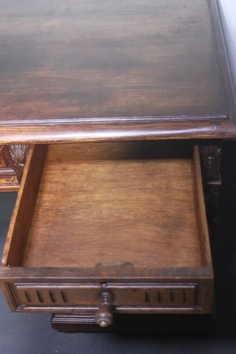 Antik  Schreibtisch Herrenzimmer Jugendstil ca.  1920 Jh. 10