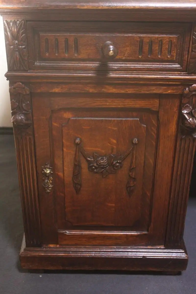 Antik  Schreibtisch Herrenzimmer Jugendstil ca.  1920 Jh. 4