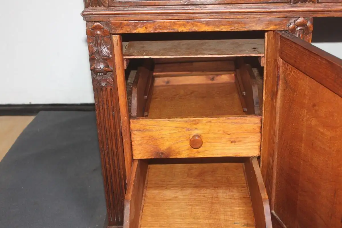 Antik  Schreibtisch Herrenzimmer Jugendstil ca.  1920 Jh. 7