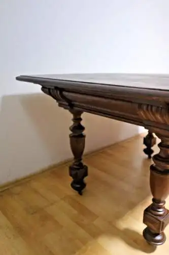 1 Esszimmer Tisch  Tafel  Gründer ca. 1900Jh