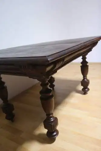 1 Esszimmer Tisch  Tafel  Gründer ca. 1900Jh