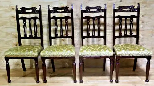 Antik 4 Set  Jugendstil Esszimmerstühle Küchenstühle Stühle  ca.1900Jh.