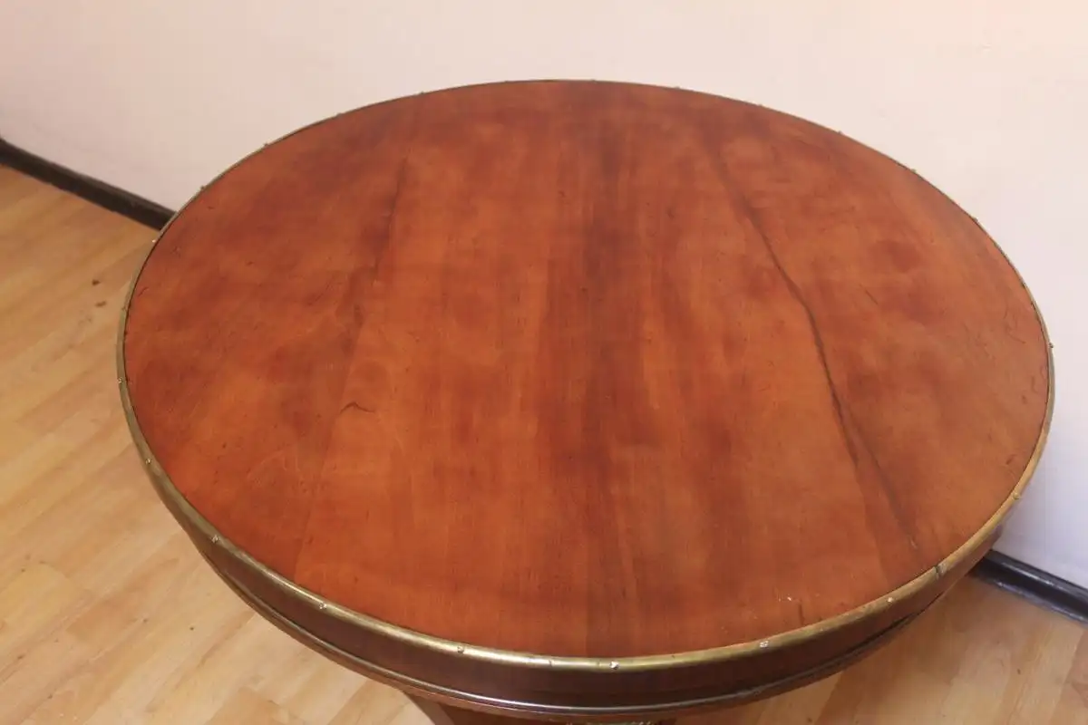 Biedermeier Beistelltisch Wohzimmertisch Salontisch Antikca. 1900 Jh 10