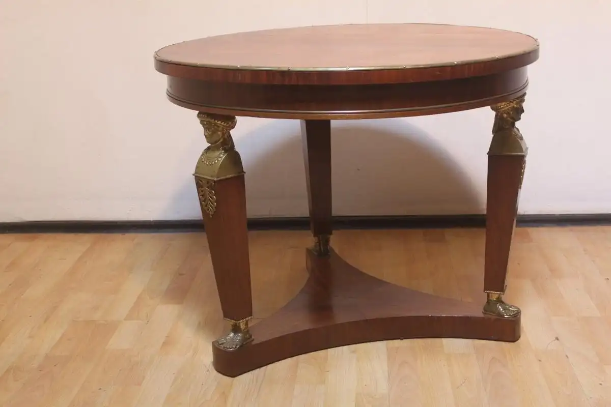 Biedermeier Beistelltisch Wohzimmertisch Salontisch Antikca. 1900 Jh 2