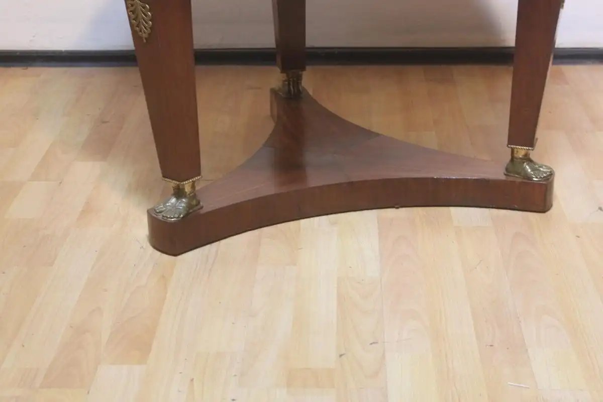 Biedermeier Beistelltisch Wohzimmertisch Salontisch Antikca. 1900 Jh 3