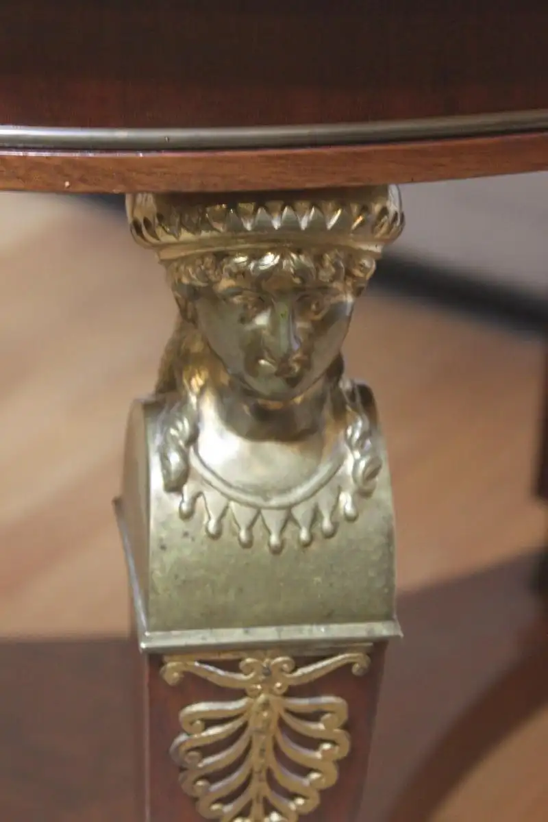 Biedermeier Beistelltisch Wohzimmertisch Salontisch Antikca. 1900 Jh 7