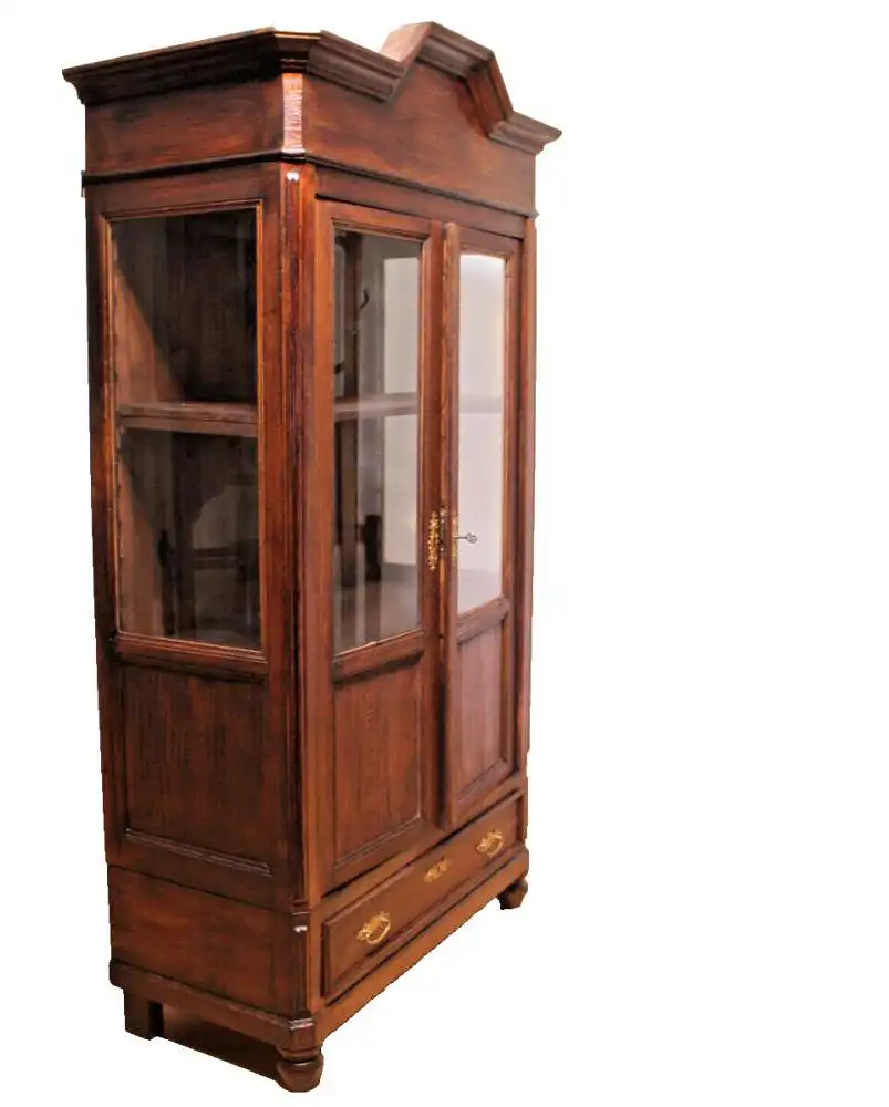 Antiker traumhafter Geschirrschrank, Vertiko - Vitrine Antik ca. 1880 0