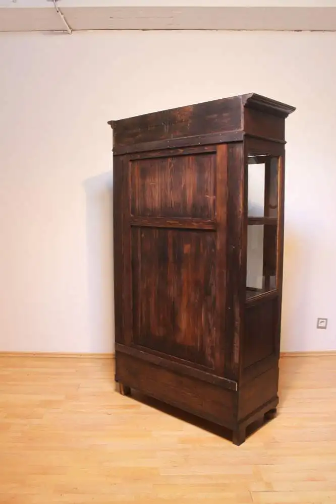 Antiker traumhafter Geschirrschrank, Vertiko - Vitrine Antik ca. 1880 5
