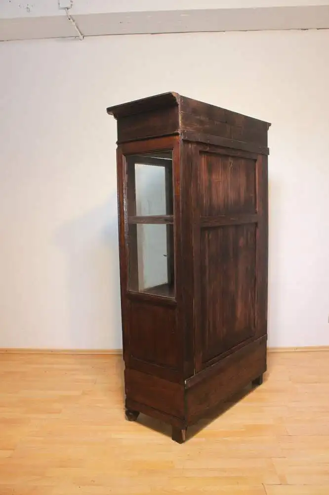 Antiker traumhafter Geschirrschrank, Vertiko - Vitrine Antik ca. 1880 9