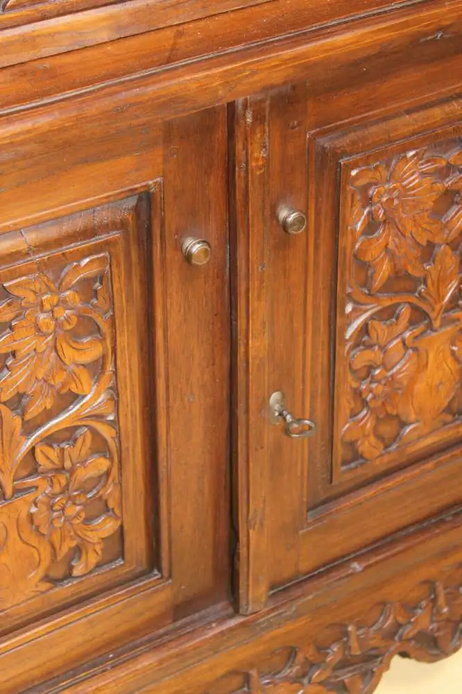 Antiker traumhafter Geschirrschrank, Vertiko - Vitrine Antik ca. 1880 4