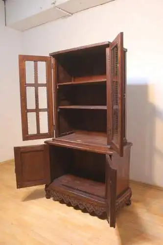 Antiker traumhafter Geschirrschrank, Vertiko - Vitrine Antik ca. 1880