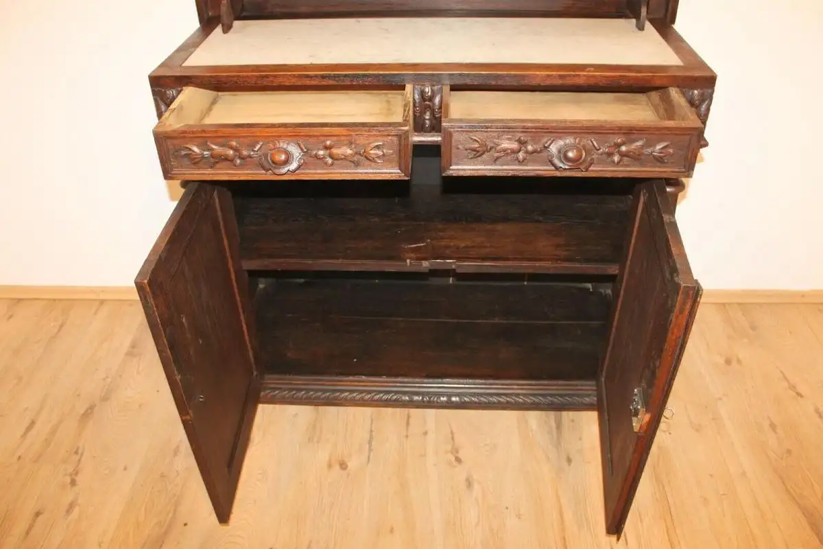 Kommode Garderobenschrank Waschtisch Gründer Antik ca. 1880 Jh. 2