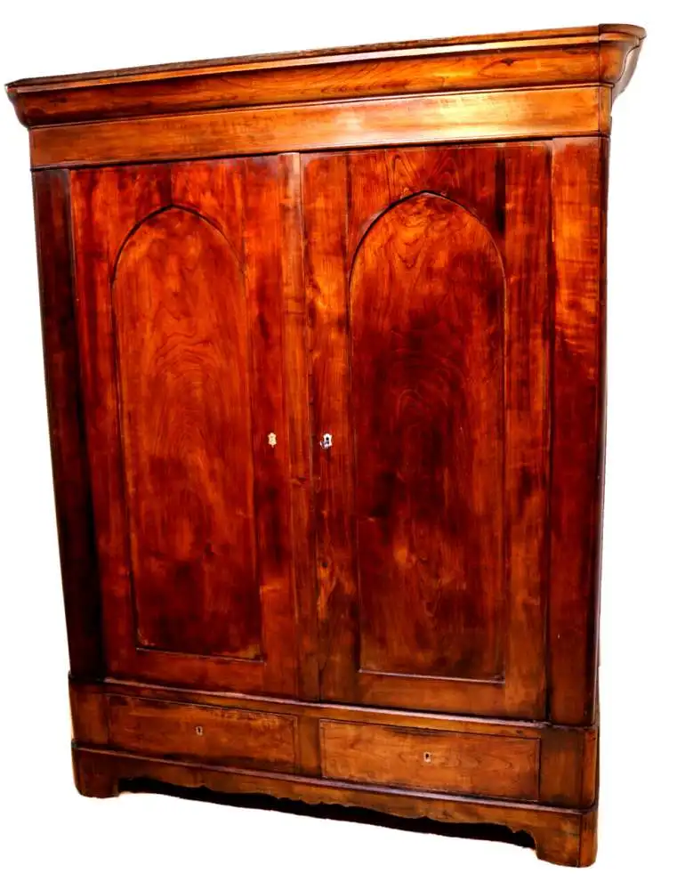 Kleiderschrank Schlafzimmerschrank Biedermeier  Orginal  Antik ca. 19 Jh.  3