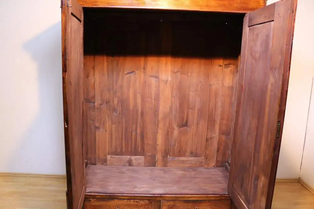 Kleiderschrank Schlafzimmerschrank Biedermeier  Orginal  Antik ca. 19 Jh.  6