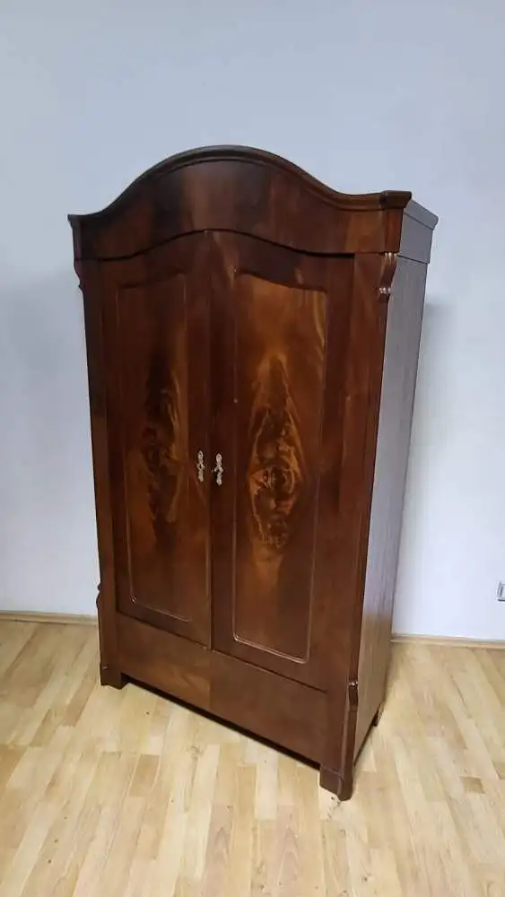 Louis  Philipp Schlafzimmer Kleiderschrank Garderobenschrank  Antik ca. 1900 Jh. 3