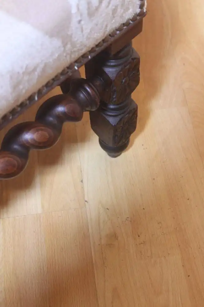 Chaiselongue rechtsseitig Recarmiere Antik ca. 1900Jh. 6