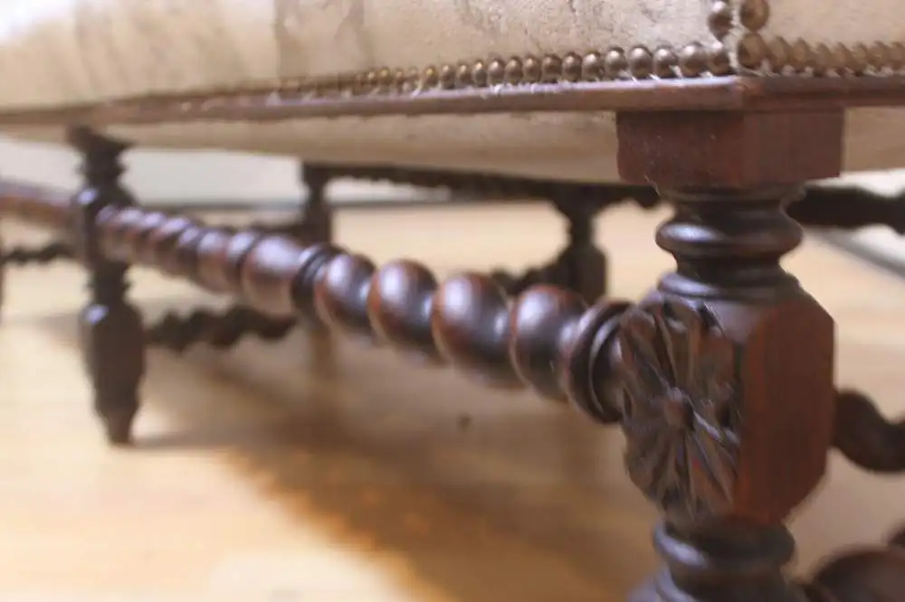 Chaiselongue rechtsseitig Recarmiere Antik ca. 1900Jh. 7