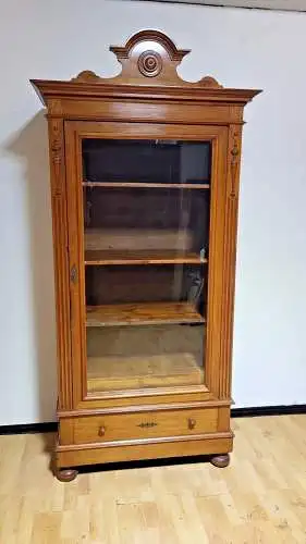 Vitrine Bibolotheksschrank Bücherschrank Herrenzimmer  Antik ca. 1900 Jh.