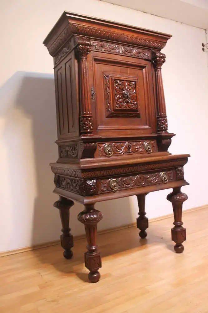 Antik Schrank Wohnzimmer ca.19 Jh. 2