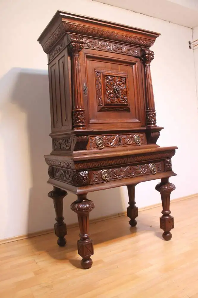 Antik Schrank Wohnzimmer ca.19 Jh. 3