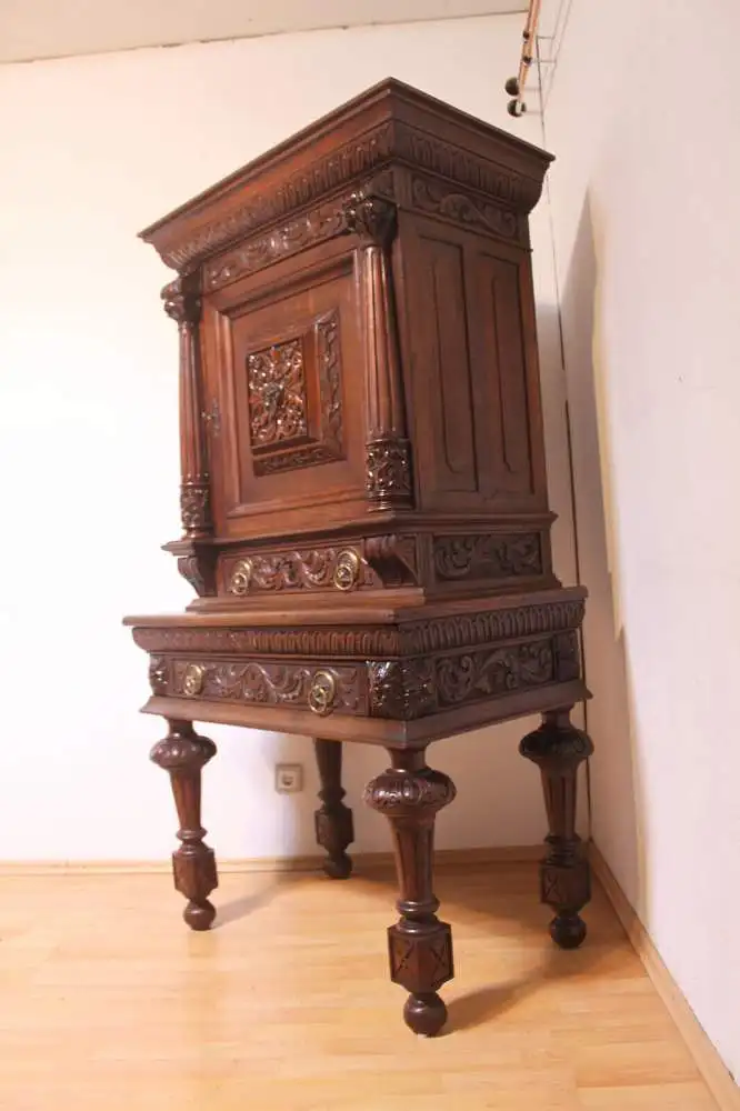 Antik Schrank Wohnzimmer ca.19 Jh. 6