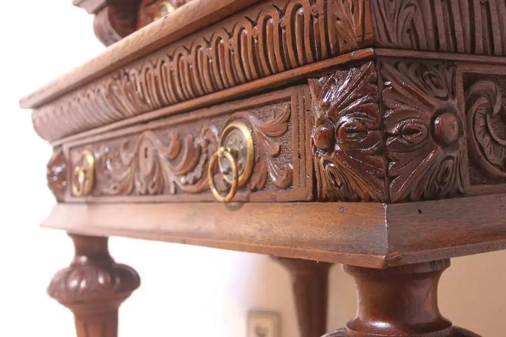 Antik Schrank Wohnzimmer ca.19 Jh. 9