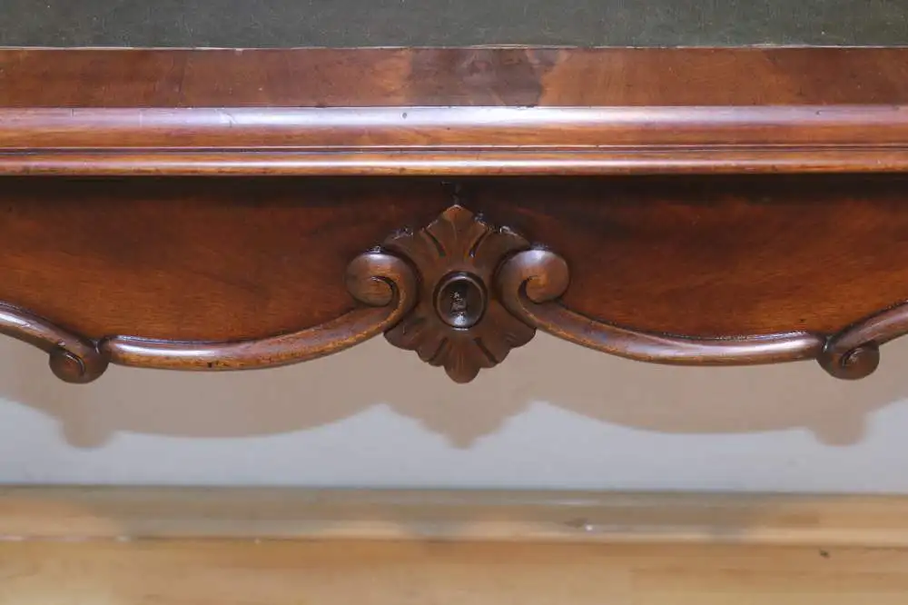 Antik Damen-Schreibtisch, Sekretär, wohnfertig, Louis Philippe, Nussbaum ca.1900 4