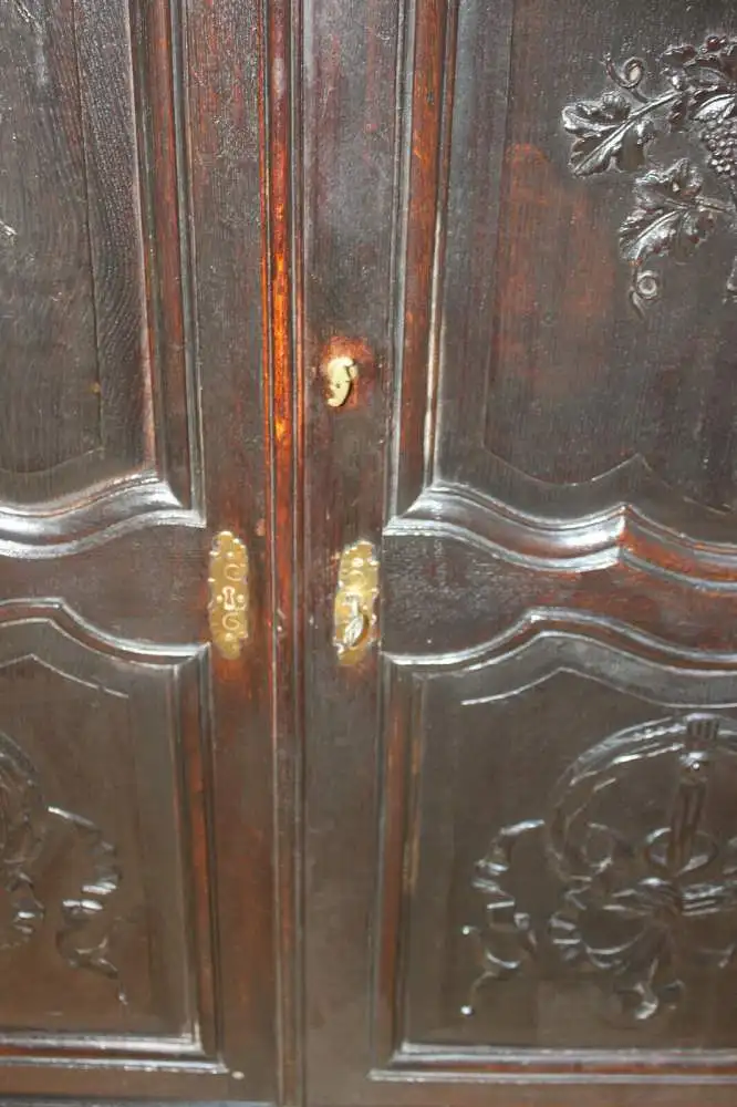 Antikes Orginal Wandschrank Vorratsschrank  ca .1800Jh. 8