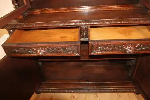 Buffet Antik Jagdschrank Herrenzimmer Esszimmer ca. 1880 Jh.