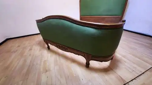 Französisches Antikes Polsterbett King Size ca.  1900 Jh.