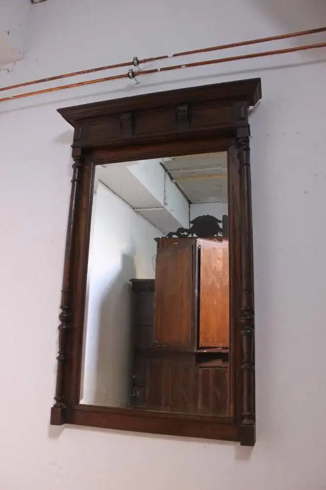 Antik Spiegel Wandspiegel Garderobenspiegelca 1900Jh. 8