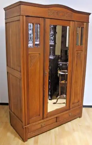 Wäscheschrank Kleiderschrankr art deco  Antik ca. 19 Jh.