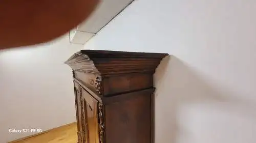 Antik Deutscher Barrock Schrank Kleiderschrank Wäscheschrank  Anno 1731  Jh.