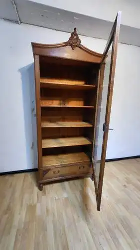 Vitrine Bibolotheksschrank Bücherschrank Herrenzimmer  Antik ca. 1920 Jh.